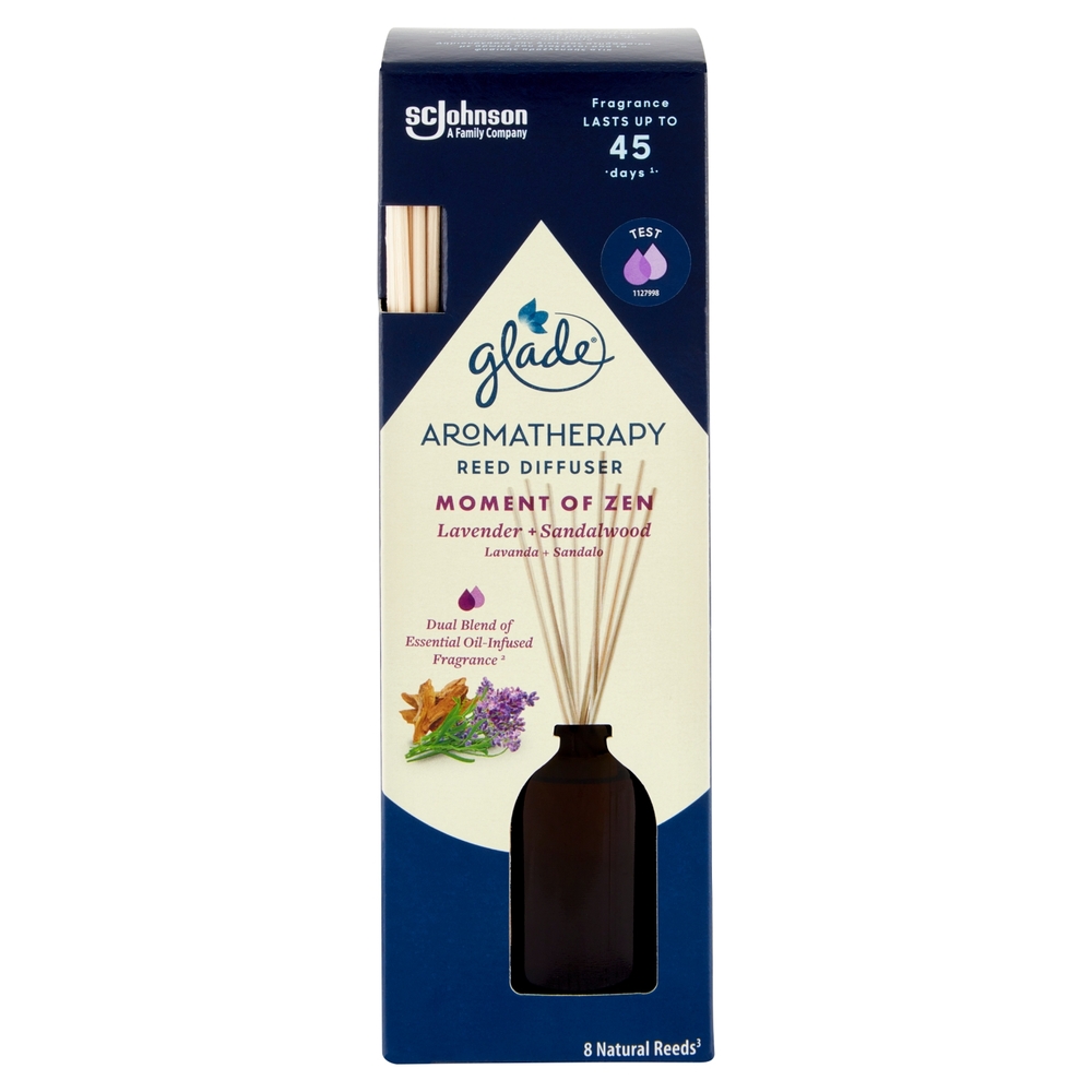 Glade Aromatherapy Diffusore a bastoncini Moment of Zen 80ml